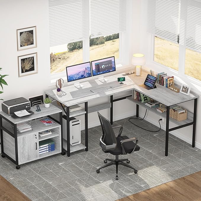 Unikito L Shaped Computer Desk - Image 8