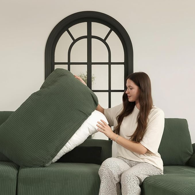 EASE MOOSE Oversized Sectional Modular Sofa, Deep Seat Modular Sectional Cloud - Image 6