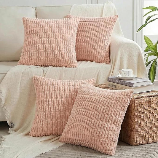 Fancy Homi 4 Packs Decorative Throw Pillow Covers by Fancy+Homi