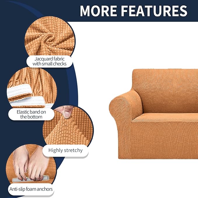 Cupuamon 2026 New Stretch Chair Sofa Slipcovers Couch Cover - Image 4