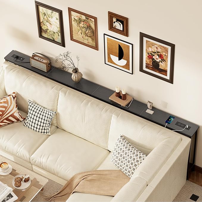 SUPERJARE 102.4 Inch Sofa Table - Image 2