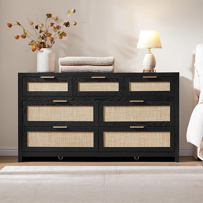 SICOTAS 7 Drawer Dresser for Bedroom, Large Chest of Drawers for Bedroom - Image 2