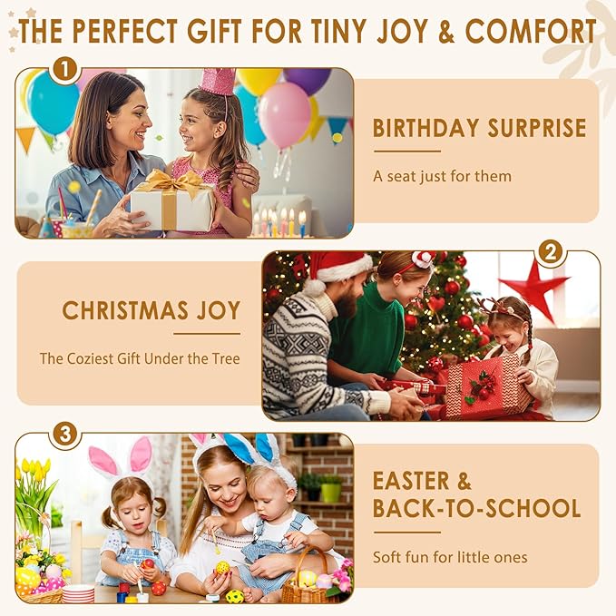 Foryoomi 2 in 1 Convertible Kids Couch - Image 9