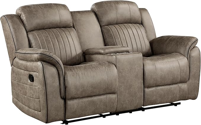 Lexicon 74" W Manual Double Reclining Loveseat - Image 6
