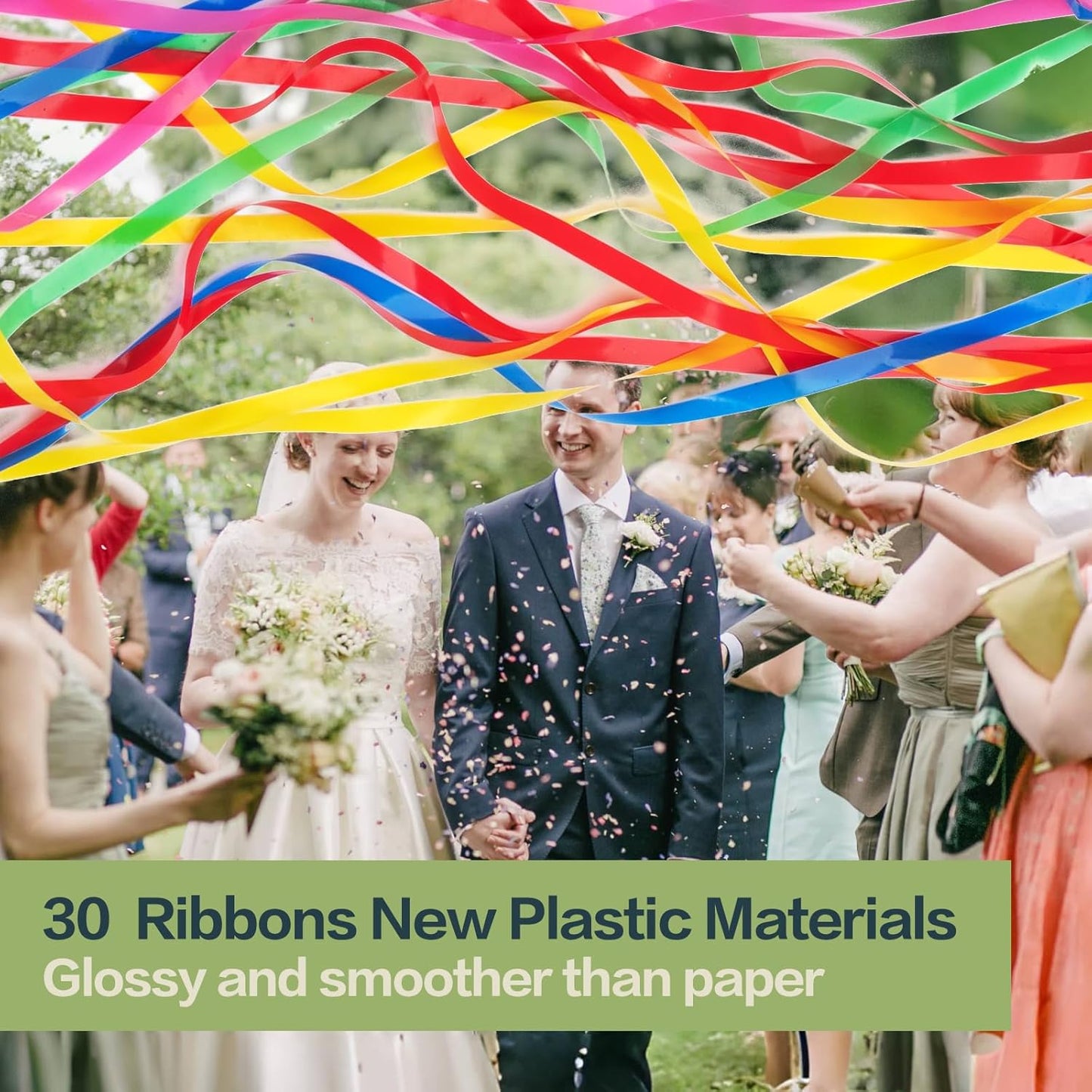 Confetti Poppers, 20Pack Plastic No Mess Streamers, Party Poppers for Birthday,Wedding,Celebrations,Graduation Party (Colorful, 20 Pack)