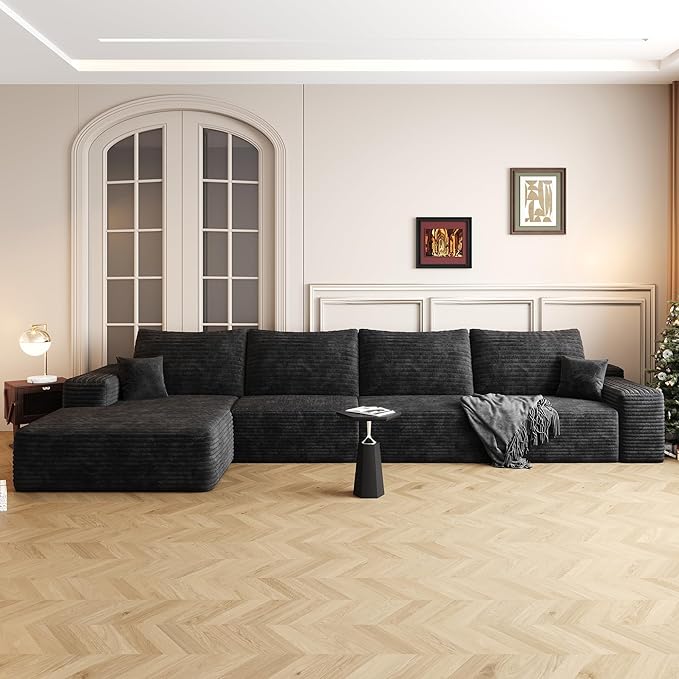 AUGOP 136" Sectional Couches for Living Room Modern Modular Sofa by AUGOP