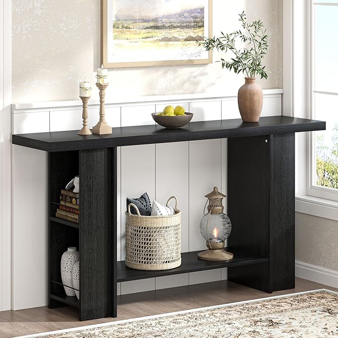FOLUBAN Black Entryway Table - Image 5