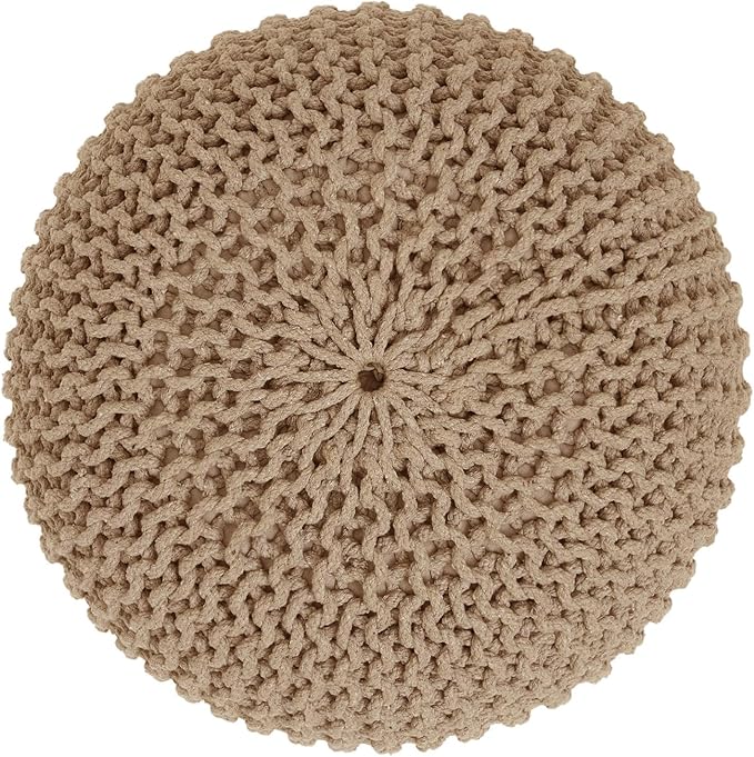 REDEARTH Round Pouf Ottoman - Image 5