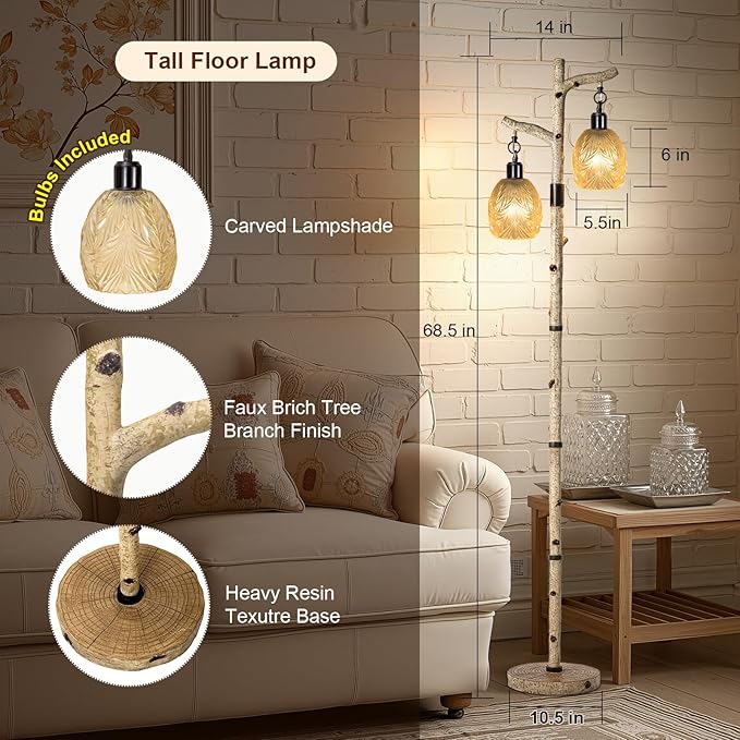 Scenekoy Retro 68.5” Tall Floor Lamp - Image 4