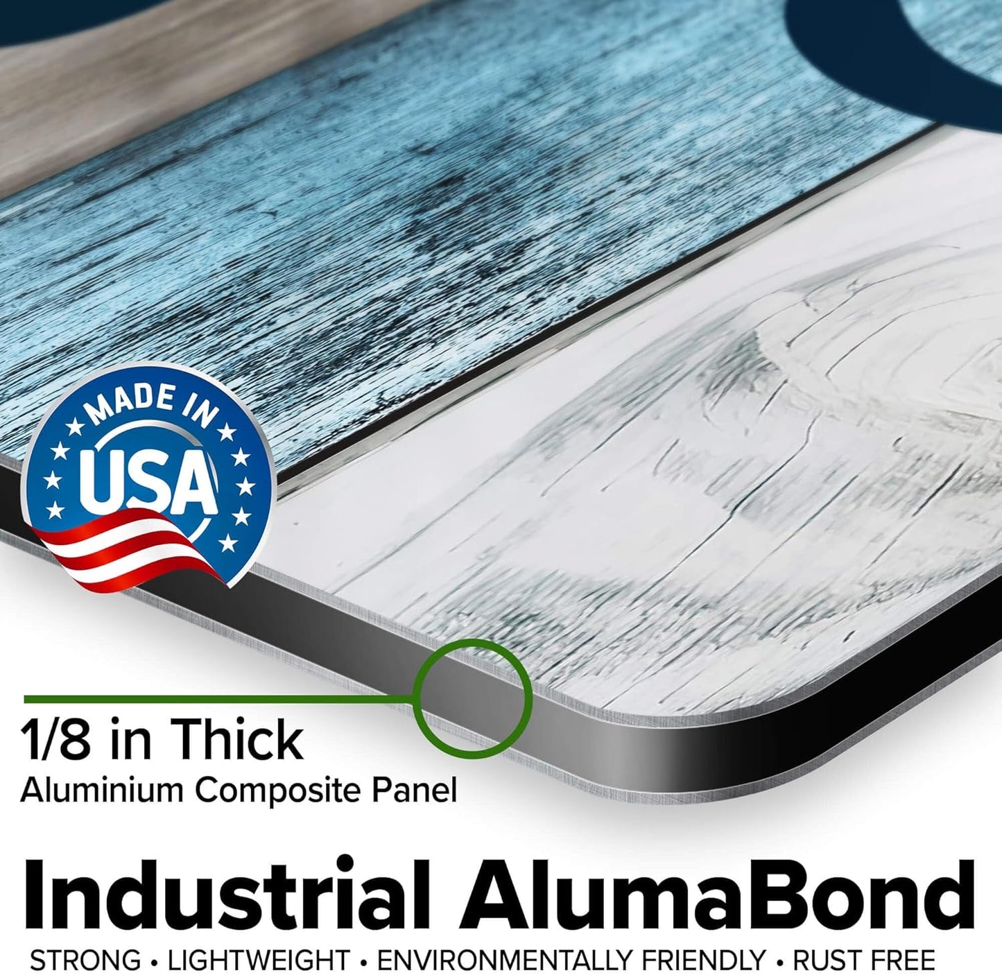 Custom Sign, Custom Street Sign, 11 Font Colors, 13 Font Styles, 4 Hole Options, 22 Sizes, 18x24 Inches, Rust Free DiBound, Fade Resistant, Made in USA by My Sign Center (Coastal)