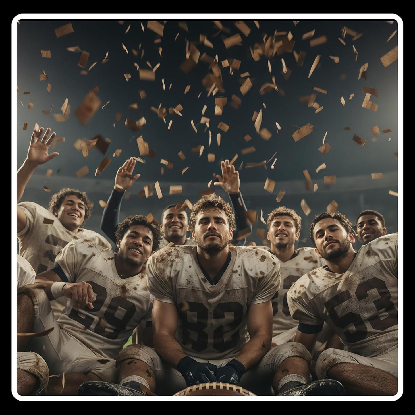 Ultimate Confetti, Brown Biodegradable Confetti - Rectangular Flame-Resistant Tissue Paper Confetti for Cannon and Launcher use – Best for Gender Reveal, Parties, and Concerts - 20 lb, 320 oz