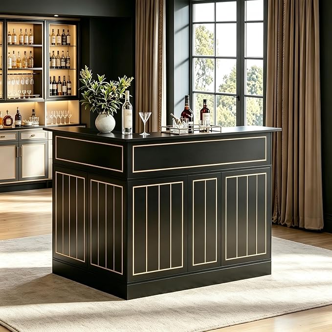 Godchoices L Shaped Home Bar Unit by Godchoices