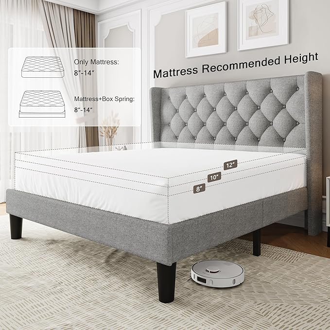 Einhomn Full Size Platform Bed Frame - Image 5