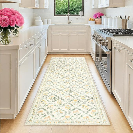 Runner Rug for Entryway: 2x6 Kitchen Rugs Non Slip Washable Ultra-Thin Soft by PLHXFRSoftAreaRugs