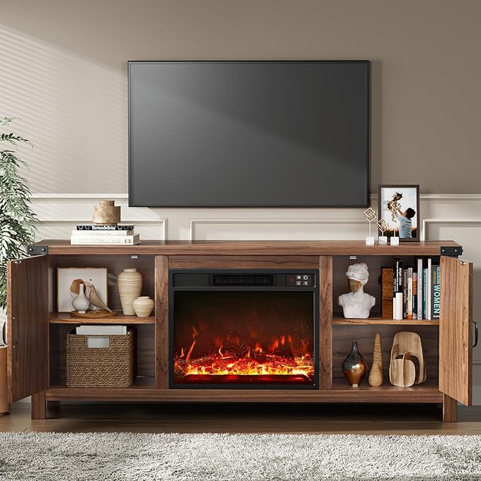 YESHOMY Fireplace TV Stand - Image 3