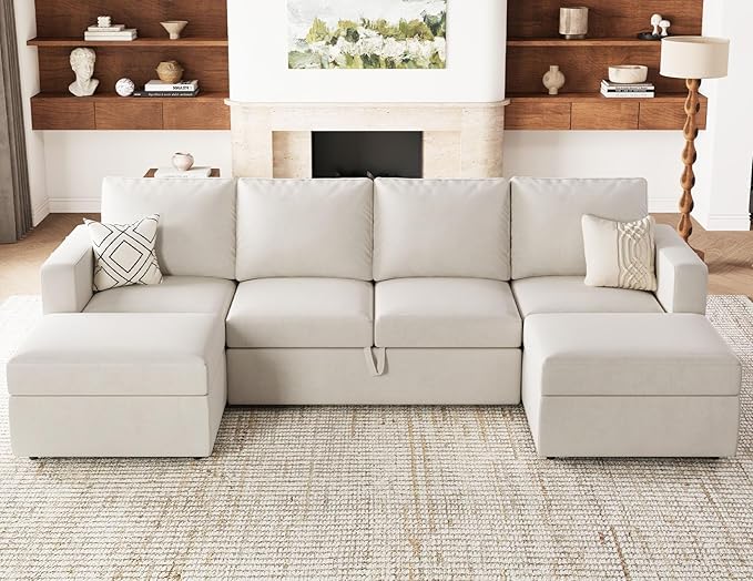 Belffin Modular Sectional Sleeper Sofa Bed - Image 3