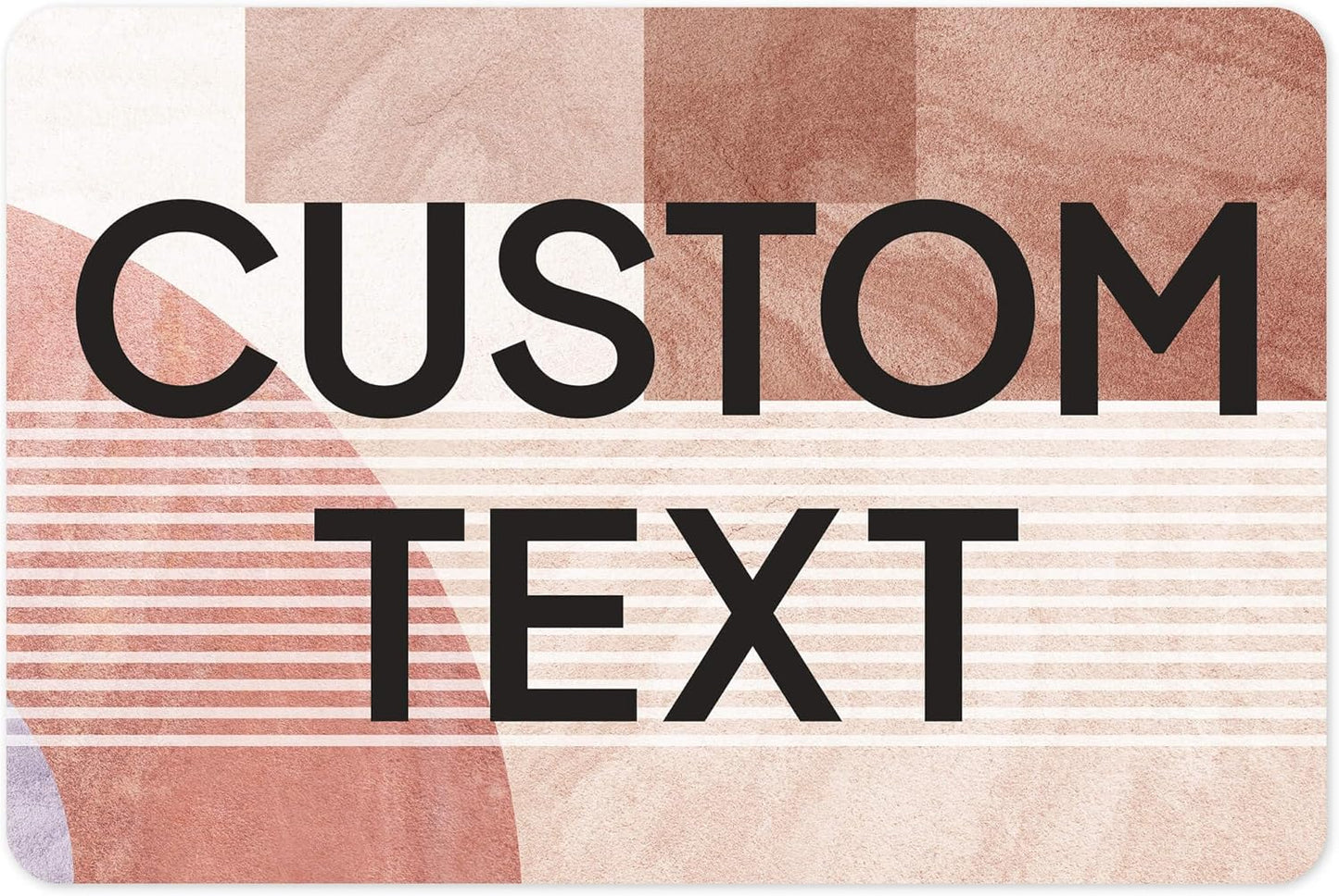 Custom Sign, Custom Street Sign, 11 Font Colors, 13 Font Styles, 4 Hole Options, 22 Sizes, 12x18 Inches, Rust Free DiBound, Fade Resistant, Made in USA by My Sign Center (Mid-Century Modern 1)