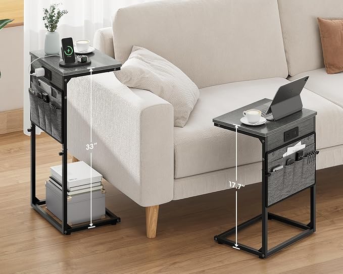 Vagusicc C-Shaped End Table - Image 2