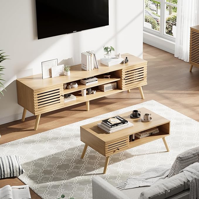 Furnify Mid Century Modern Coffee Table, CoffeeTable - Image 7
