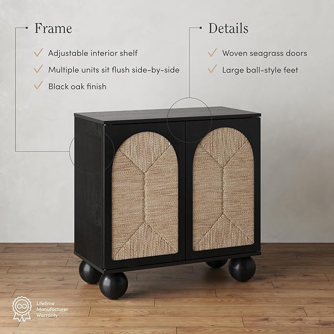 Nathan James Leah Boho TV Stand or Sideboard Cabinet - Image 4