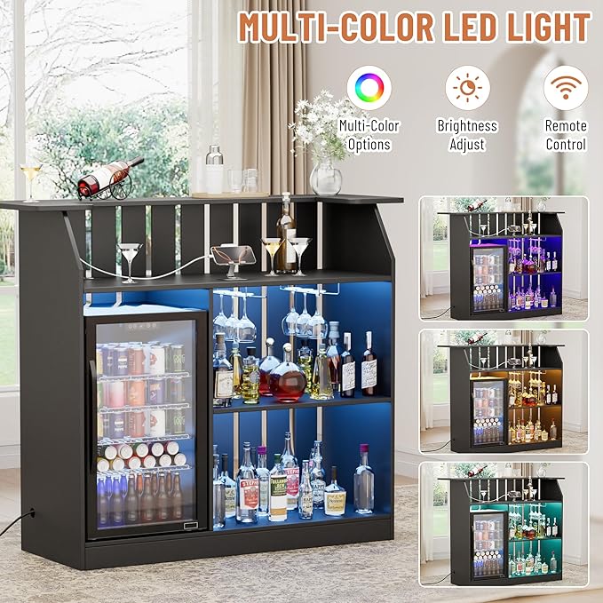 U-Shape Bar Table, Home Bar Unit - Image 5