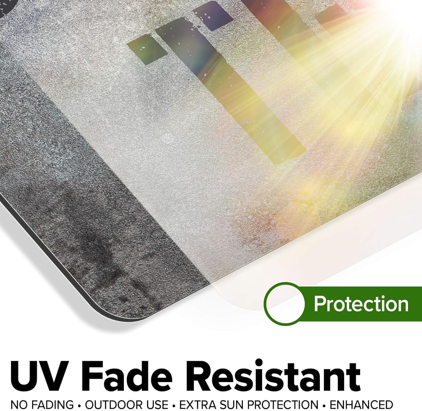 Custom Sign, Custom Street Sign, 11 Font Colors, 13 Font Styles, 4 Hole Options, 22 Sizes, 12x18 Inches, Rust Free DiBound, Fade Resistant, Made in USA by My Sign Center (Grunge Metal)