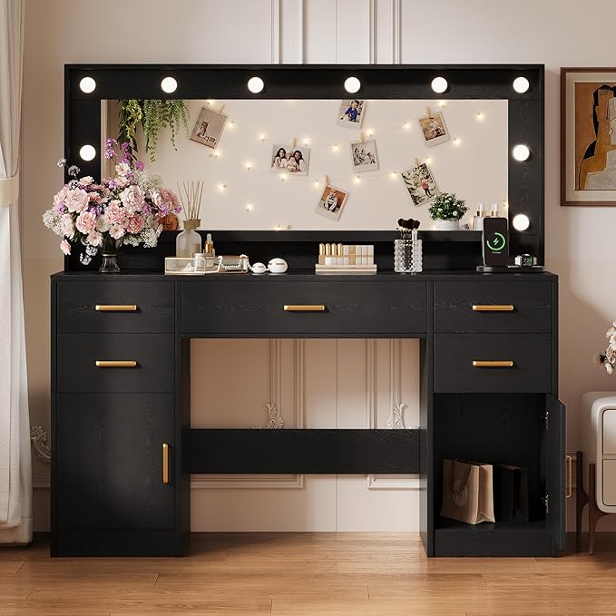TOKSOM 44.8" Large Vanity Desk by TOKSOM
