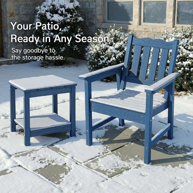 Stoog 3-Piece All-Weather Garden Chairs Set of 2 - Image 6