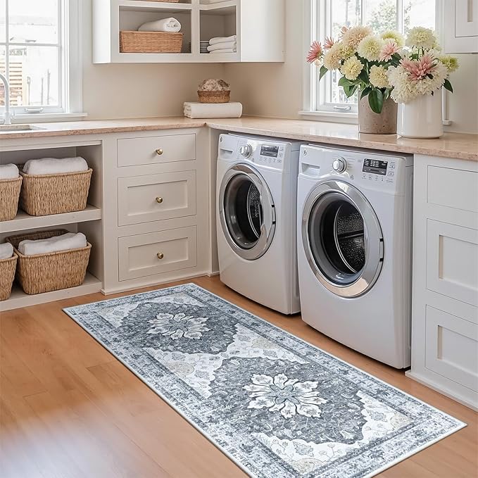 RELEANY Area Rugs 2'x5' Runner Rug Non Slip Washable by RELEANY