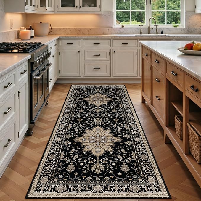RELEANY Area Rugs 3'x8' Runner Rug Non Slip Washable by RELEANY