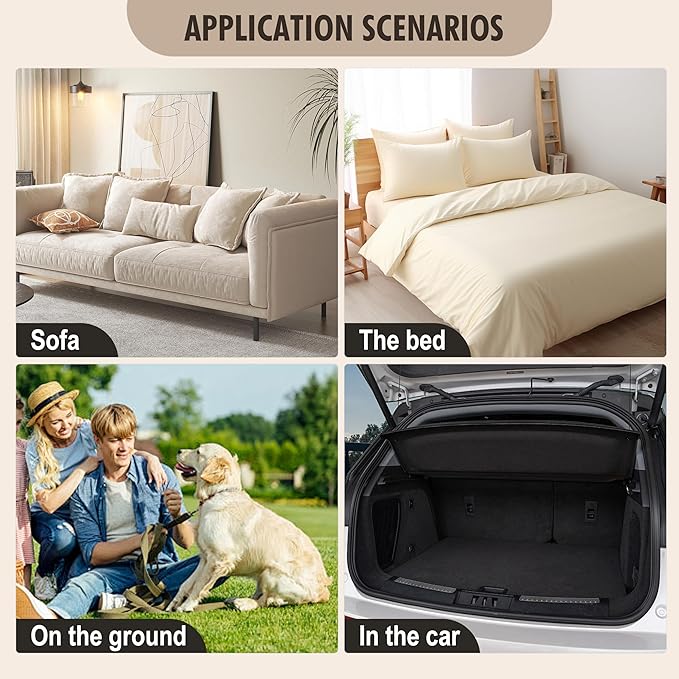 Genina Waterproof Couch Cover, Washable Anti-Slip 86.6 inch Sofa Covers - Image 6
