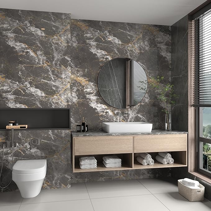 BAYYA Marble Contact Paper for Kitchen Counter Granite Countertop Peel and - Image 5