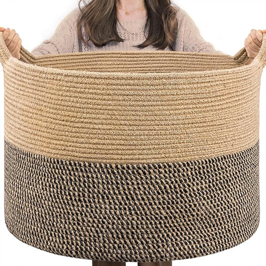 INDRESSME Extra Large Woven Baskets by INDRESSME