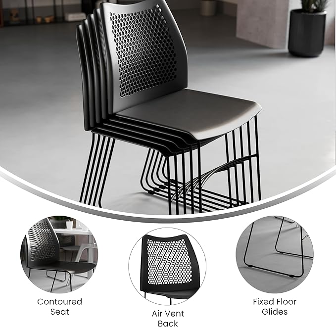 Flash Furniture Hercules Series Contoured Lobby Chairs - Image 6