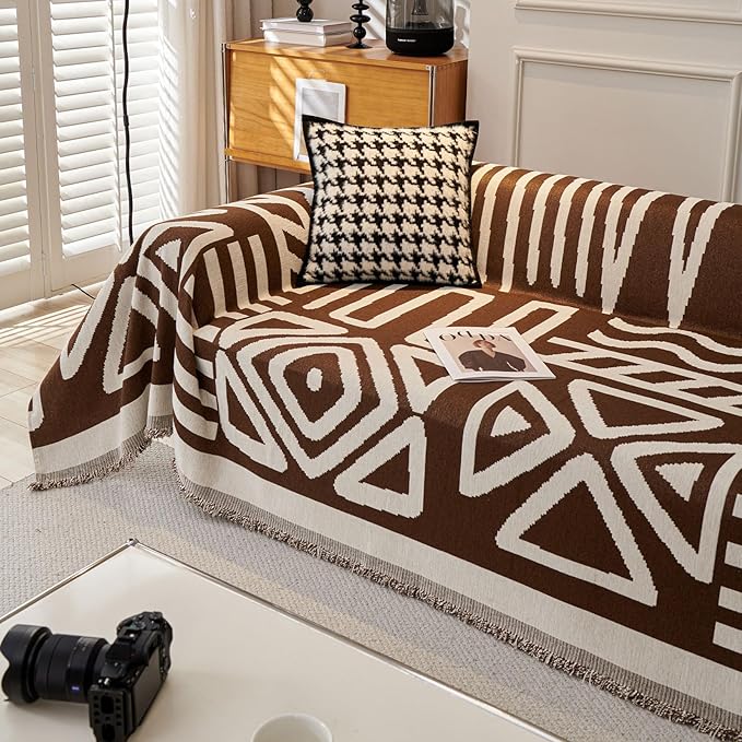 VClife Boho Couch Covers for Sofa, XXL Couch Cover for Oversized Sofa, - Image 9