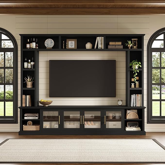 Merax 95" Entertainment Center for TVs up to 80", All-in-One TV Stand by Merax
