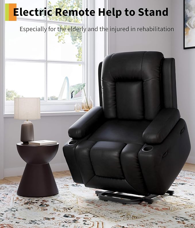 GarveeHome Oversized Wide Power Lift Recliner Chair - Image 4