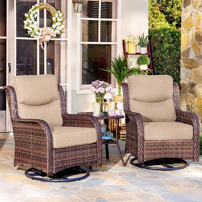 HILLGA 3-Piece Luxury Patio Furniture Set by HILLGA