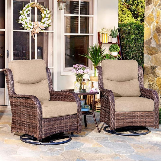 HILLGA 3-Piece Luxury Patio Furniture Set by HILLGA