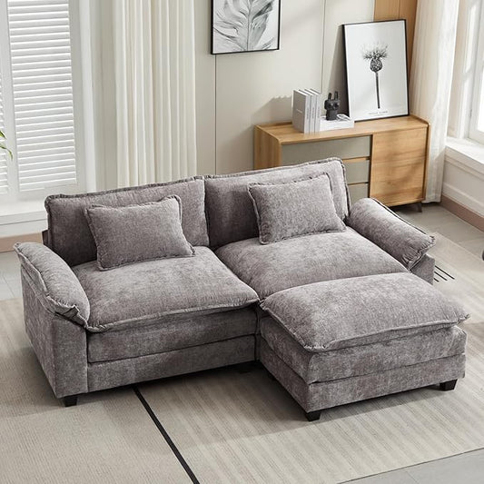 Oprisen 86" Modular Sectional Sofa, Comfy Cloud Couch Sectional Sofa by Oprisen