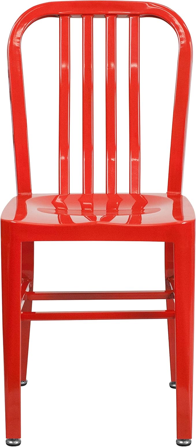 Flash Furniture Gael Indoor/Outdoor Modern Metal Dining Chairs, - Image 10