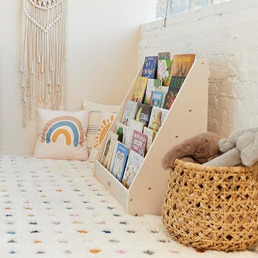ECR4Kids Single-Sided Book Storage and Display, Montessori Furniture - Image 10