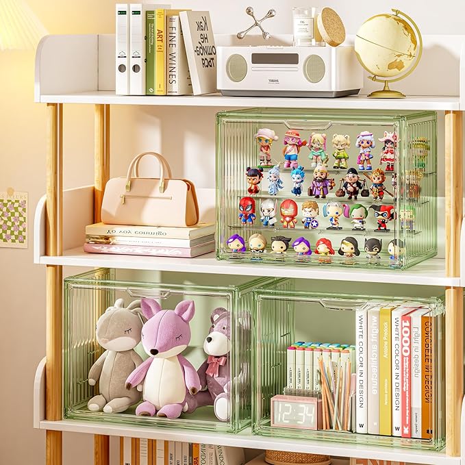 Clear Green Acrylic Figure Display Case - Image 4