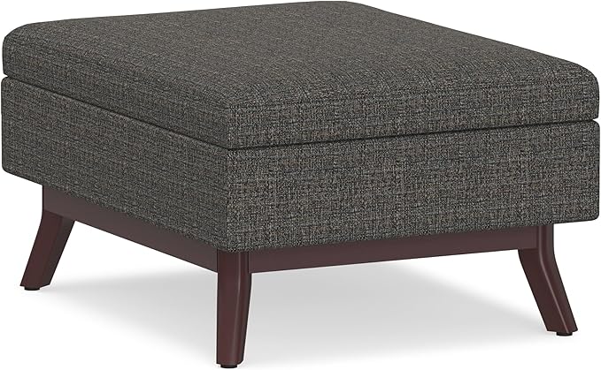 SIMPLIHOME Owen Coffee Table Storage Ottoman by SimpliHome