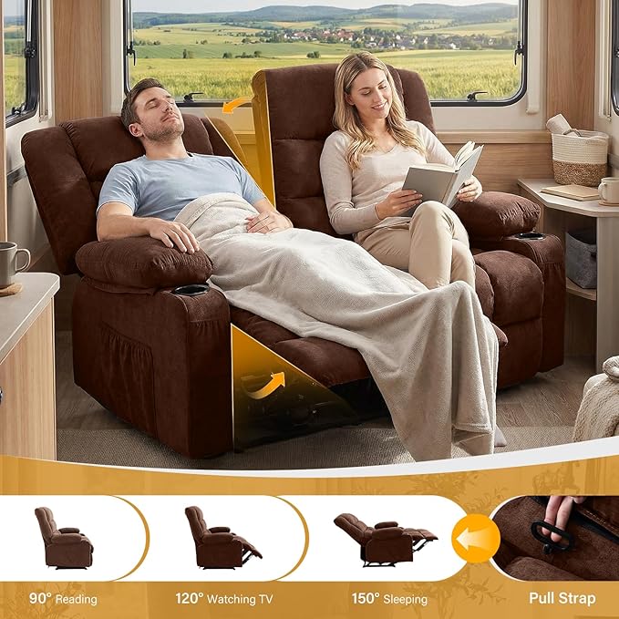 BOSMILLER Reclining Loveseat - Image 3