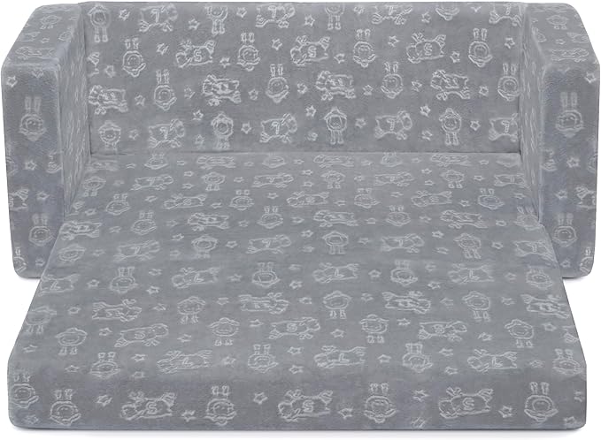 Delta Children - Serta Perfect Sleeper Kids 2-Seater Sofa, Convertible 2-in-1 - Image 12