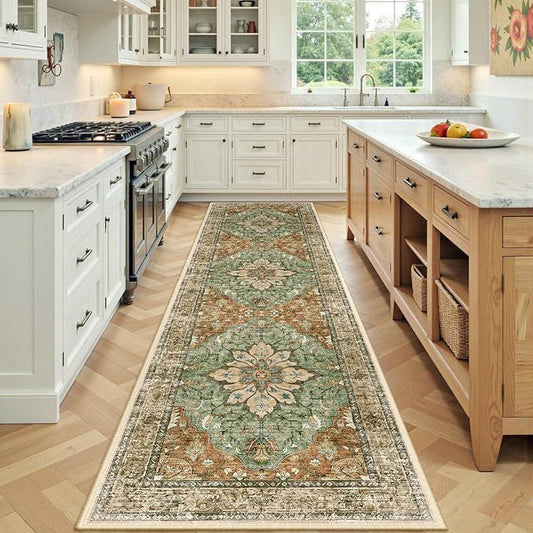 RELEANY Area Rugs 2'x7' Runner Rug Non Slip Washable by RELEANY