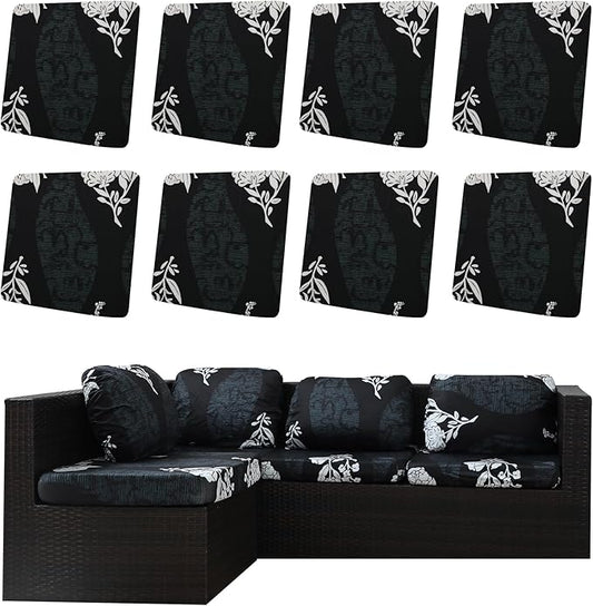 Outdoor Cushion Covers Set, Replacement by SUKAIKEQA