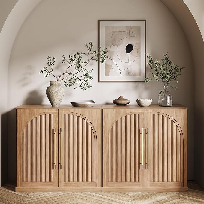 BELLEZE Set of 2 Modular Sideboard - Image 8