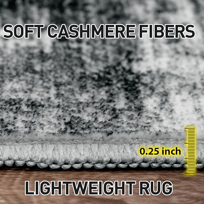 6x9 Area Rugs Washable Rug: Large Modern Abstract Living Room Rug Soft - Image 7
